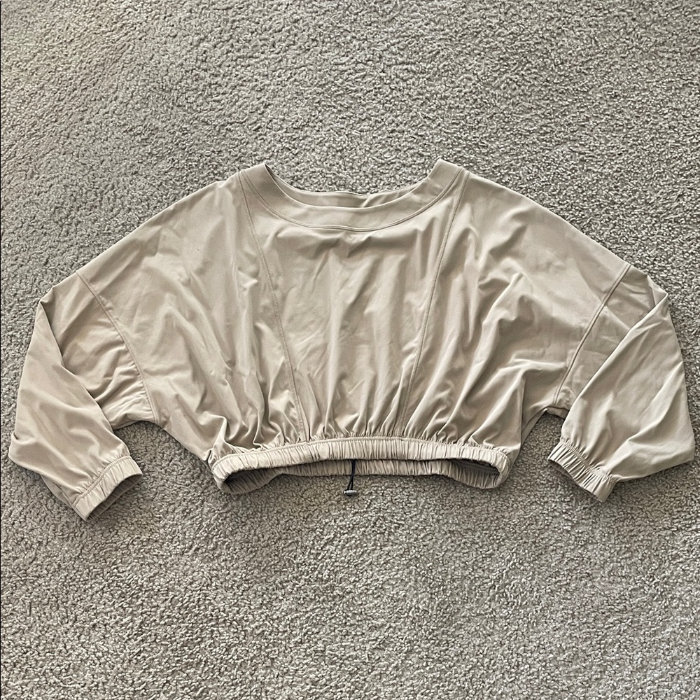 Balance Athletica (Vitality) Beige Cropped Top